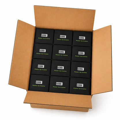 Gobbi Energy Broth - Power Up Greens - Case (10 Stickpacks per Caddy, 12 Caddies per Case)